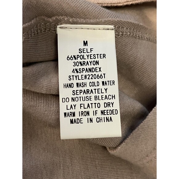 Blue B Collection Sweater Womens Medium Khaki Cowl Neck Pullover Style 22066T - Picture 10 of 10